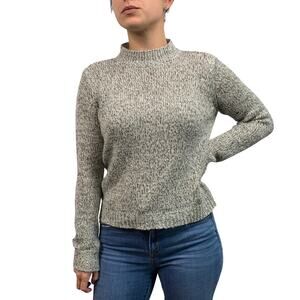 Vero Moda Gray Jive High Neck Knit Sweater
